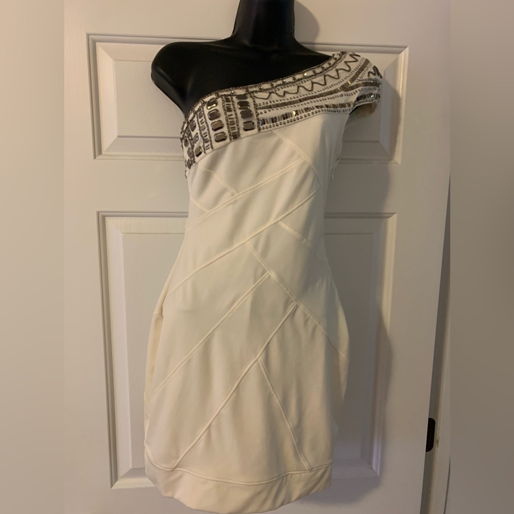White mid dress
